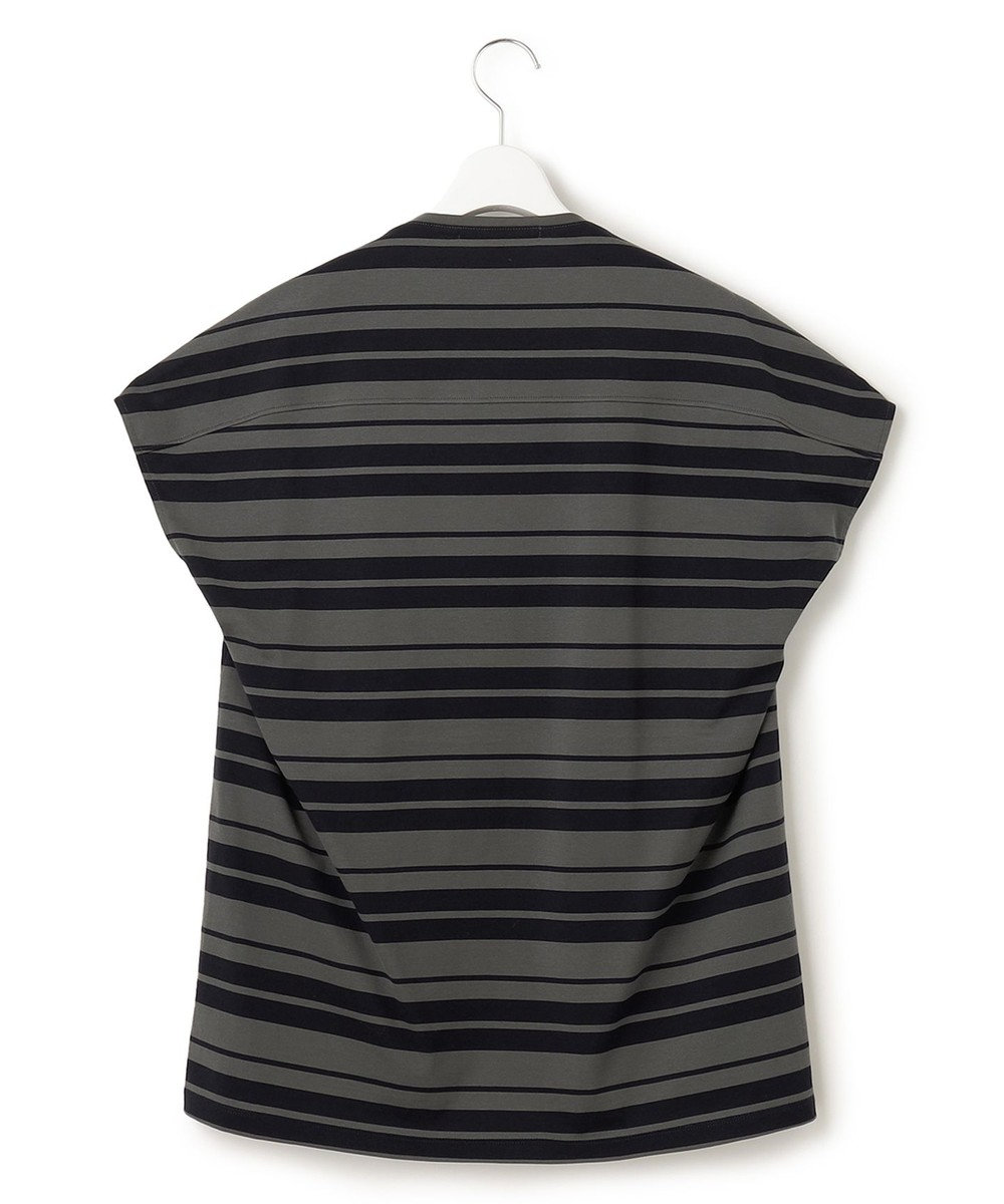 23区 S 【洗える】ランダムボーダー クルーネック カットソー 