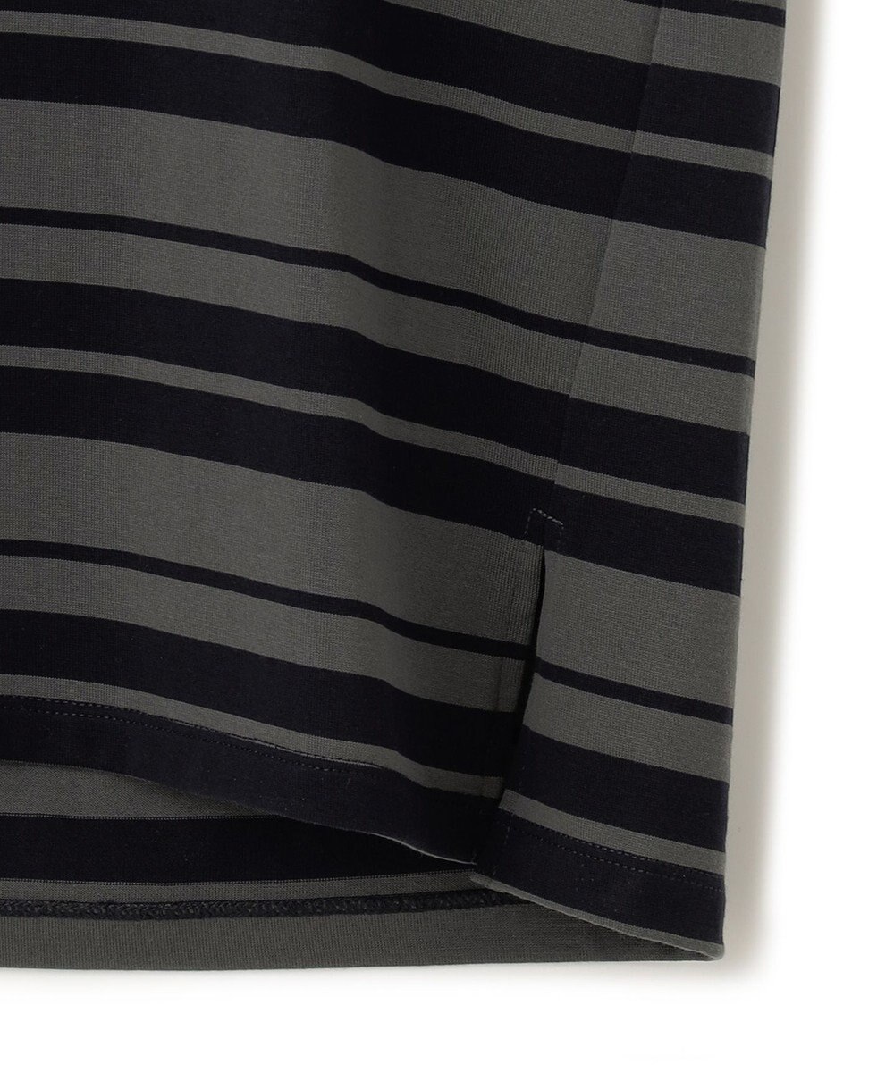 23区 【洗える】ランダムボーダー クルーネック カットソー 