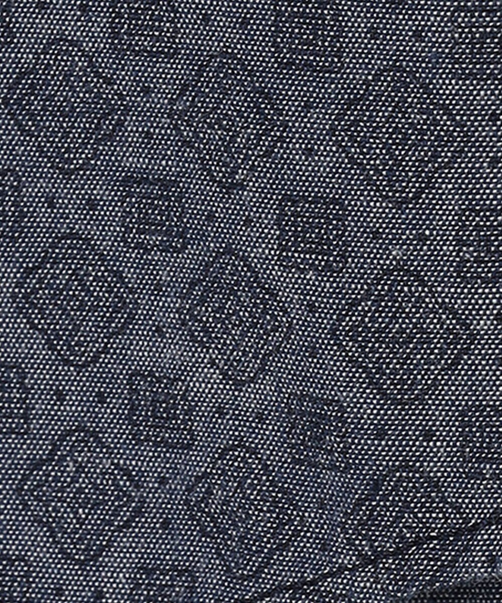 JOSEPH ABBOUD 【オーガニックコットン】ダンガリープリント シャツ 