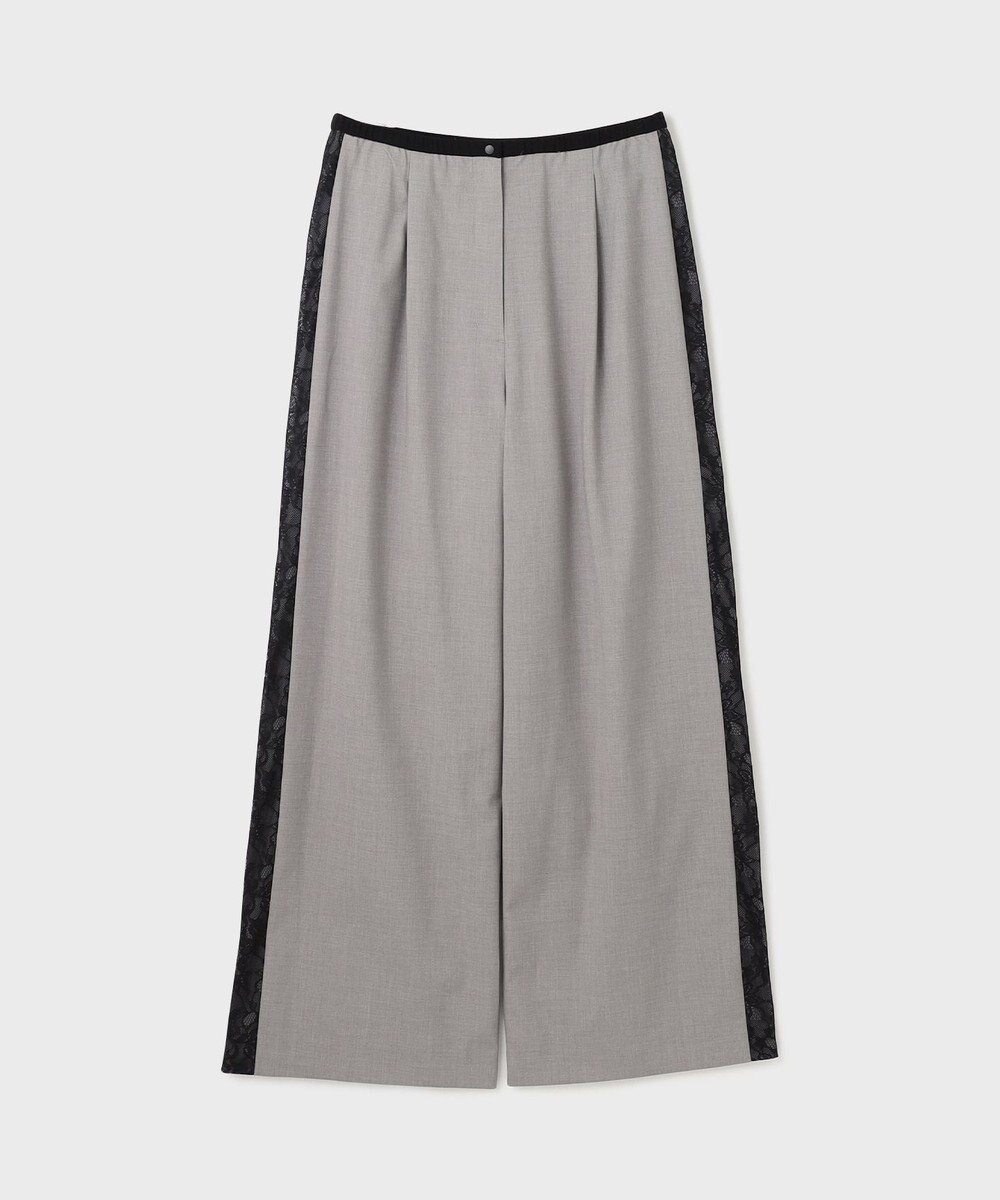 GRACE CONTINENTAL サイドレースイージーパンツ 