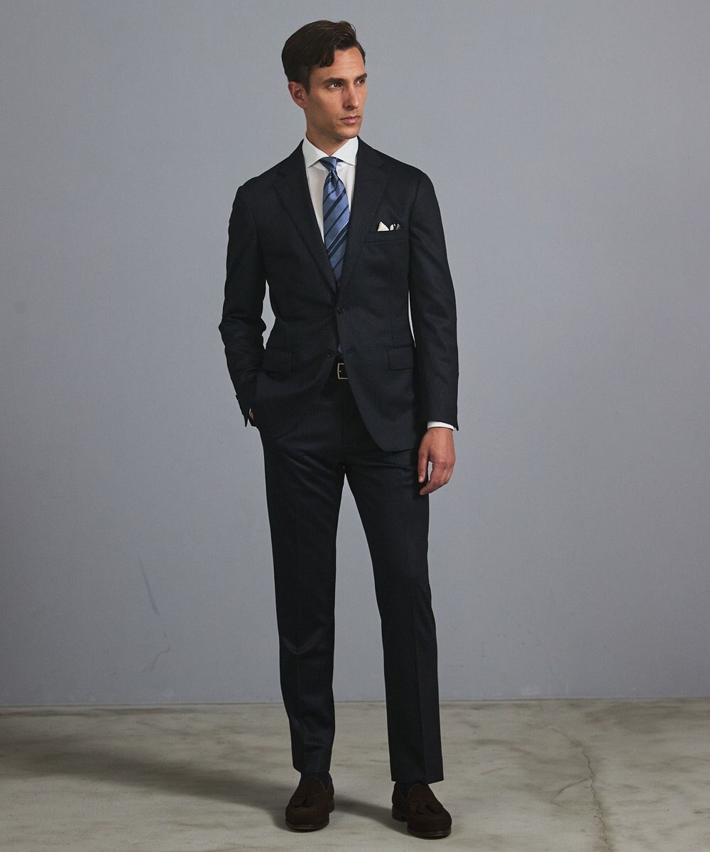 GOTAIRIKU 新柄/セットアップ対応【洗える/ストレッチ/シワになりにくい】ウォッシャブルジャージー セットアップジャケット_柄（25年モデル） 