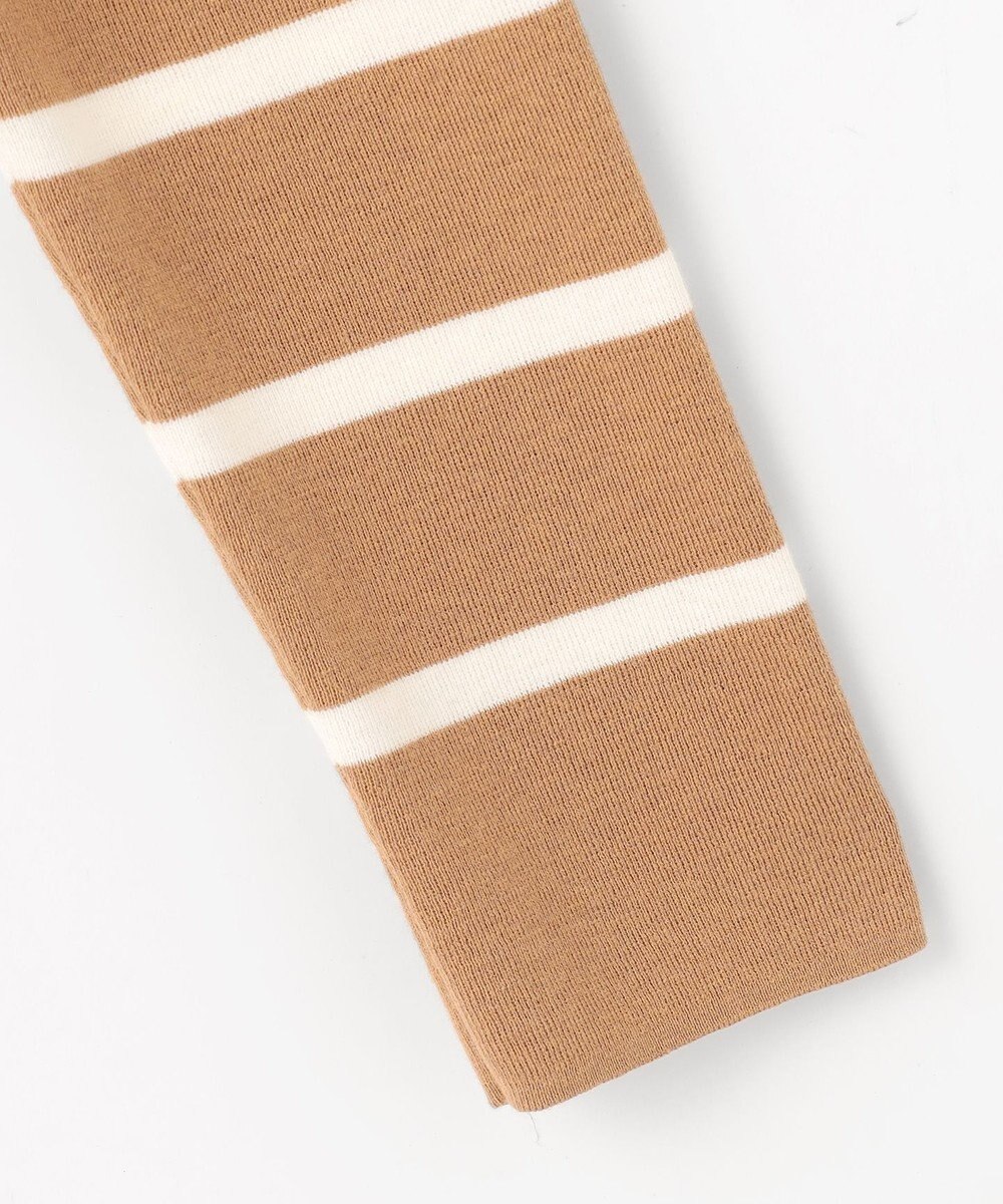 自由区 L コットンウールハイゲージボーダー ニット 