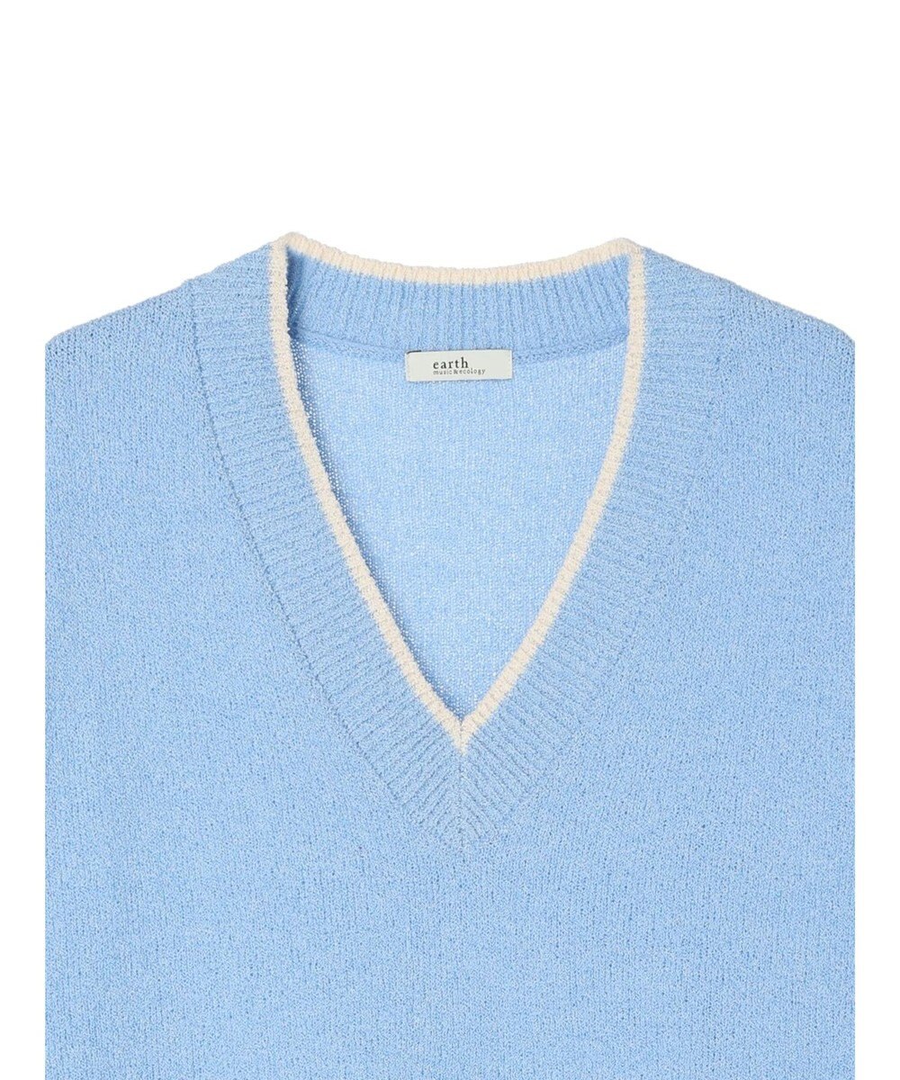 earth music&ecology ミニブークレＶネックベスト 