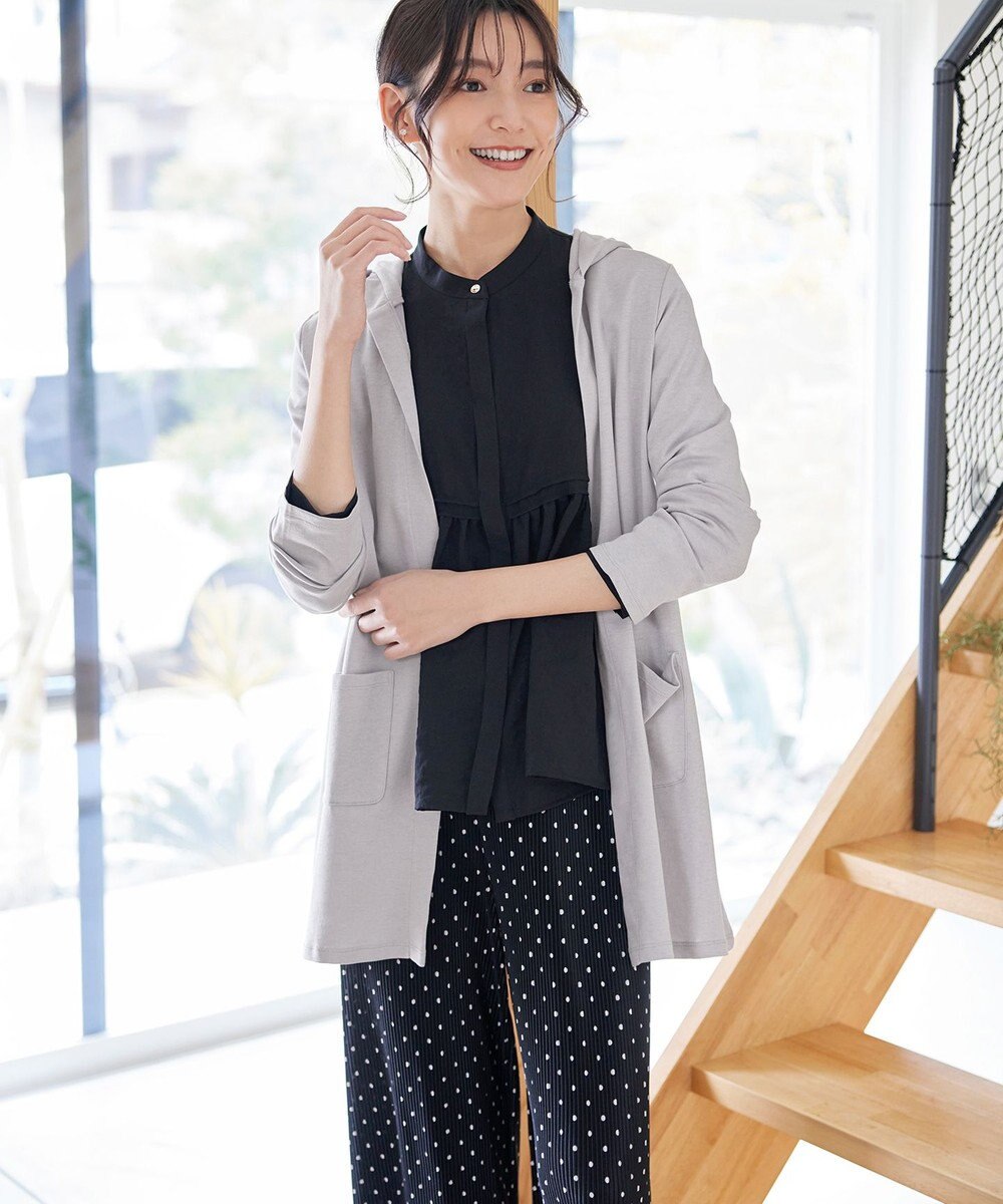 Tiaclasse 【小倉優子さん着用・UVケア・接触冷感】“やみつき”カットソーパーカーカーデ 