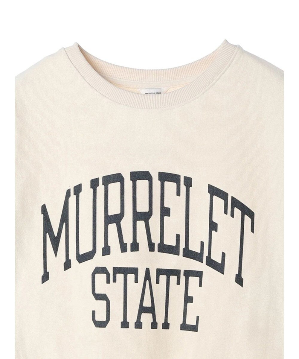 AMERICAN HOLIC ネップ裏毛ロゴスウェット 