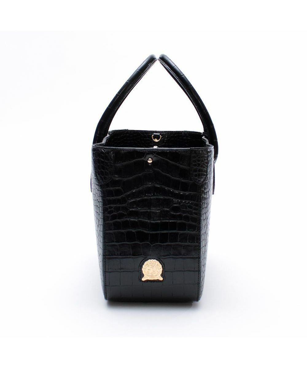 A.D.M.J. 【牛革】クロコダイル型押しトート32cm(Dカン付) 