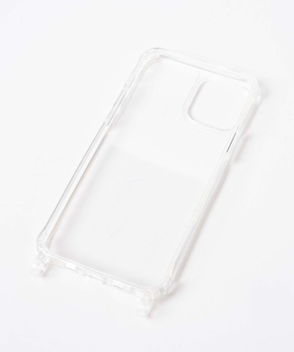 WEGO ストラップホール付きクリアiphoneケース 