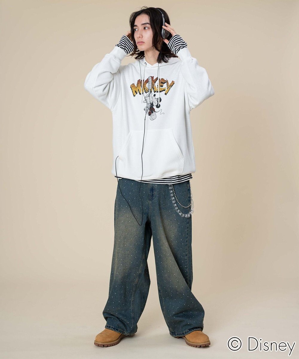 WEGO 【ユニセックス着用ITEM/25年秋冬新作】DISNEYグラフィックプルオーバー 