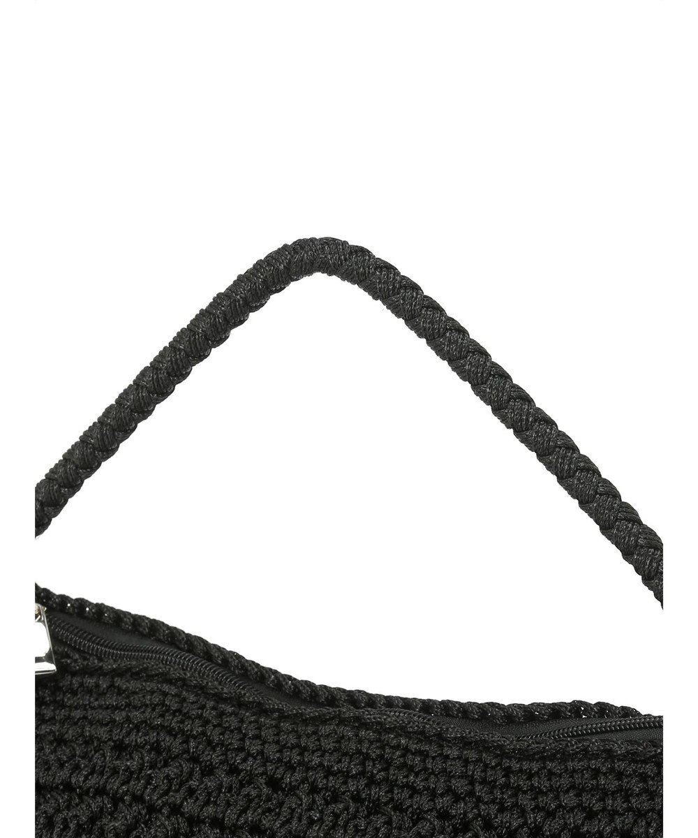 Green Parks ・ｃａｃｈｅ　ｃａｃｈｅ　柄編みワンハンドルミニバッグ 