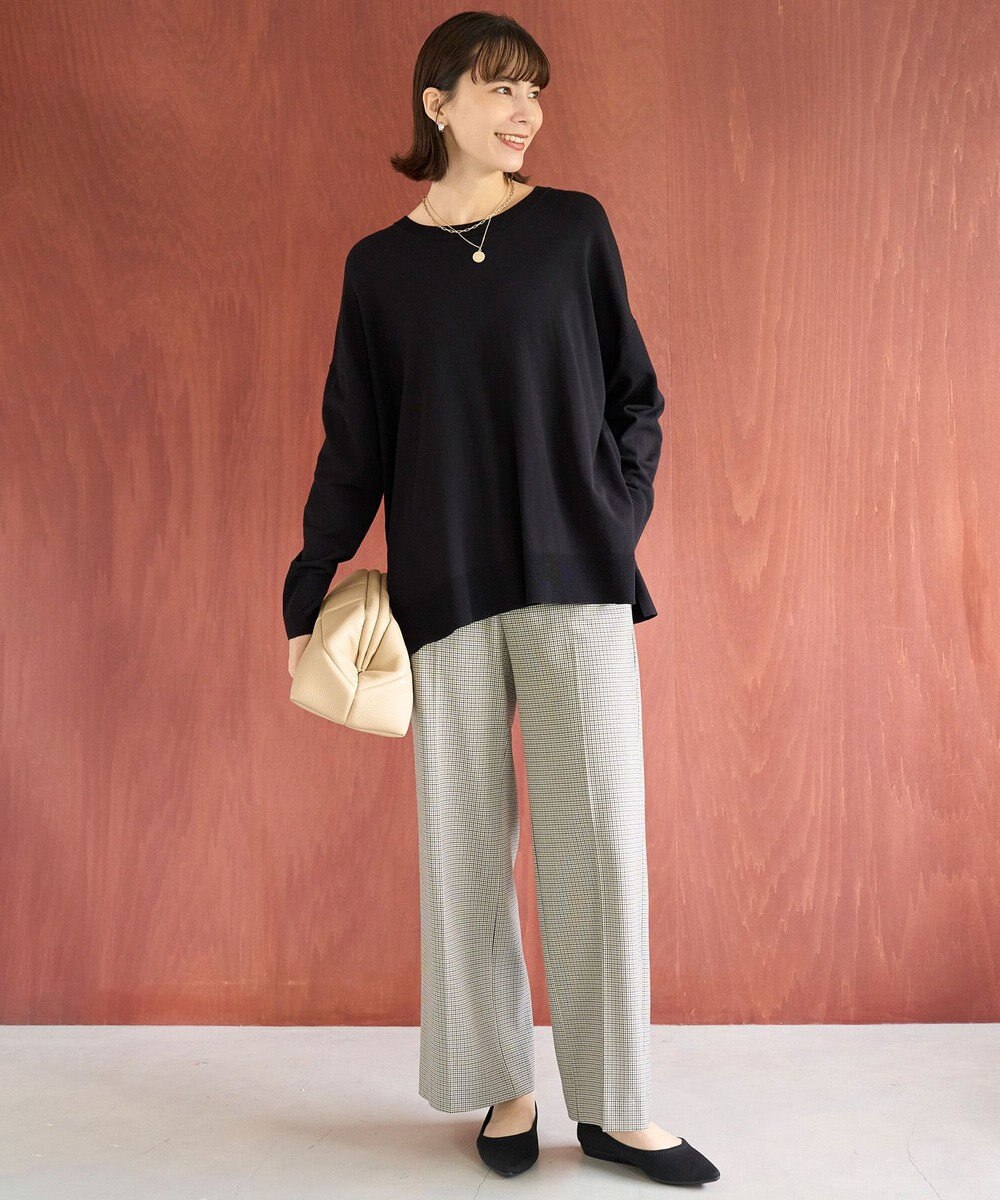 UNFILO beauty warm ワイドパンツ 