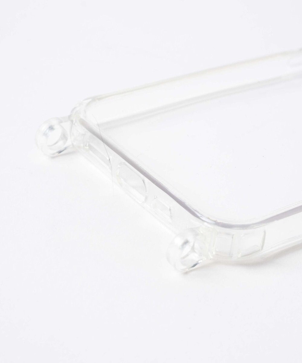 WEGO ストラップホール付きクリアiphoneケース 