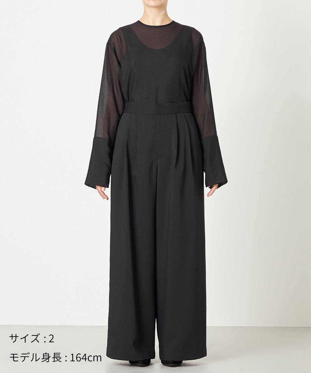 NAVE 【ReNAVE・洗える/UVカット】スパンポリエステル パンツ 