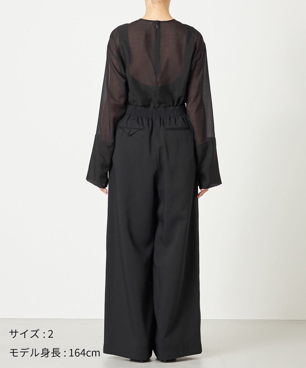 NAVE 【ReNAVE・洗える/UVカット】スパンポリエステル パンツ 