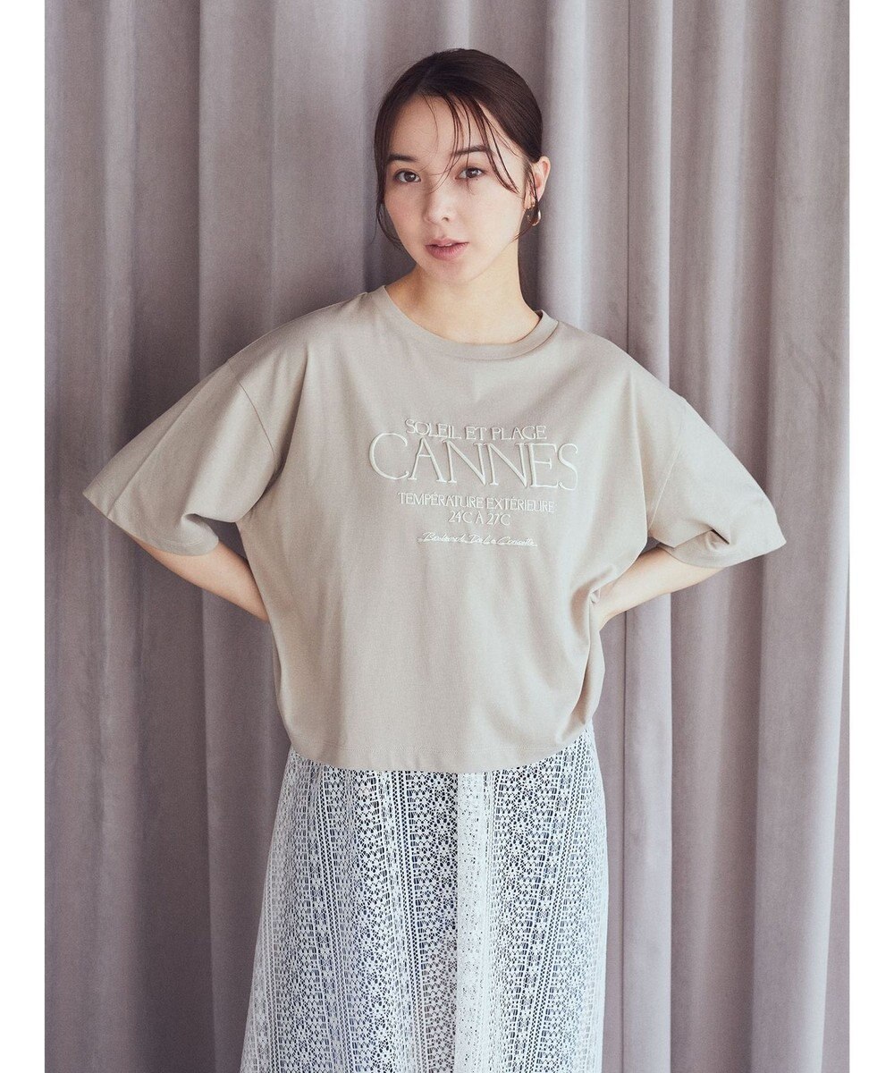 earth music&ecology ＣＡＮＮＥＳ　ショートＴ 