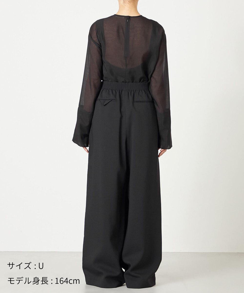 NAVE 【ReNAVE・洗える/UVカット】スパンポリエステル パンツ 