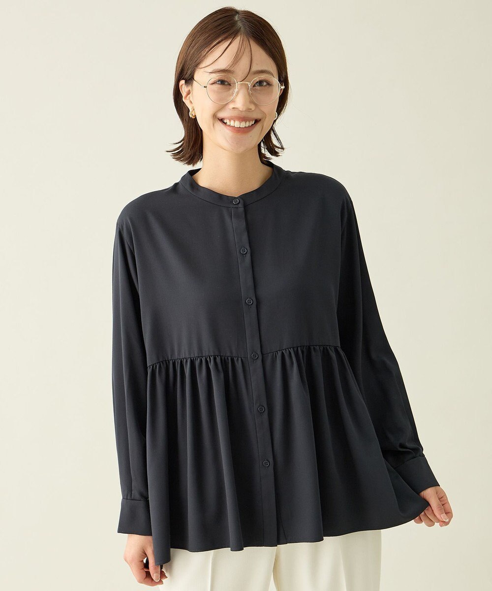 ANY エニィファンクションペプラムブラウス 
