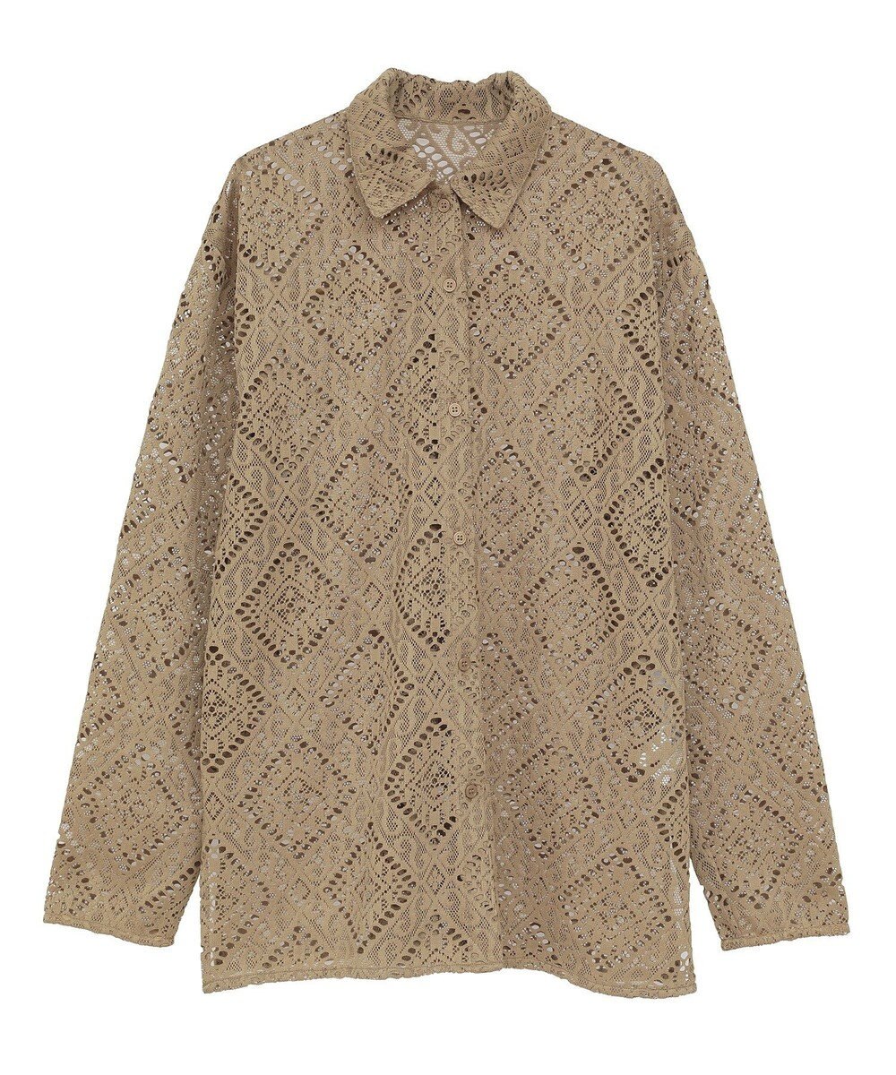 AMERICAN HOLIC レース長袖シャツ 