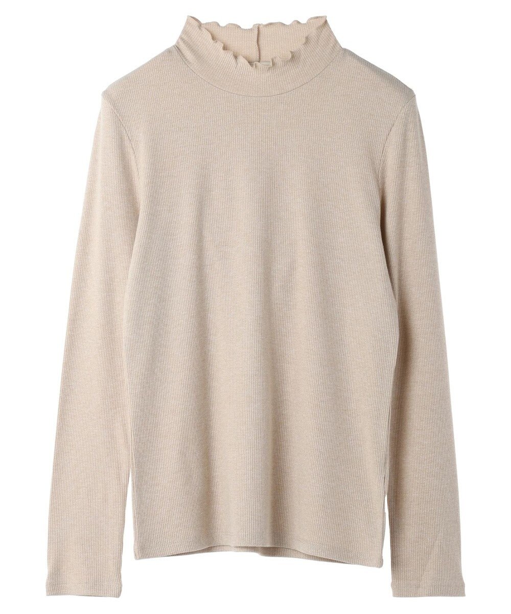 earth music&ecology ラメテレコハイネックプルオーバー 