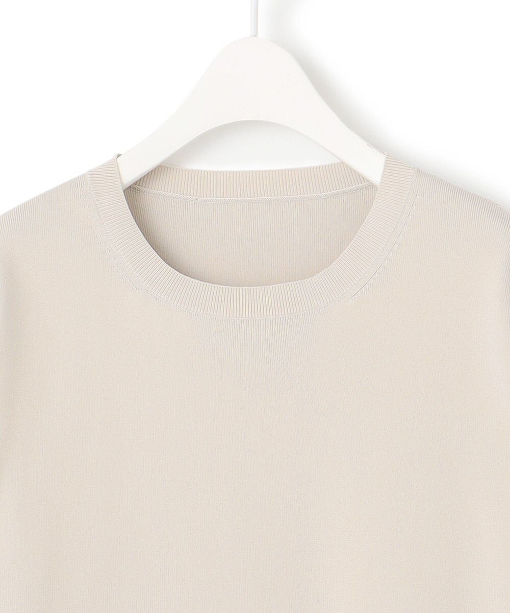 ICB 【洗える】リサイクルポリエステルハイゲージ ドッキングワンピース 