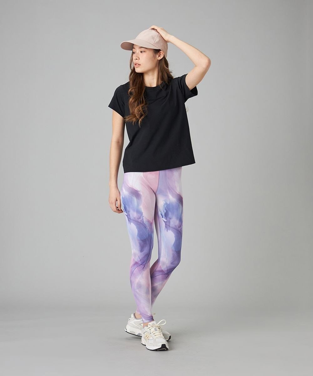 Chacott Chacott BALANCE インクアートプリントレギンス 