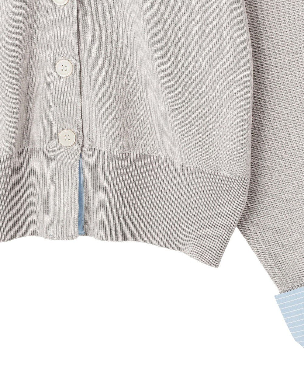 earth music&ecology フェイクレイヤードカーディガン 