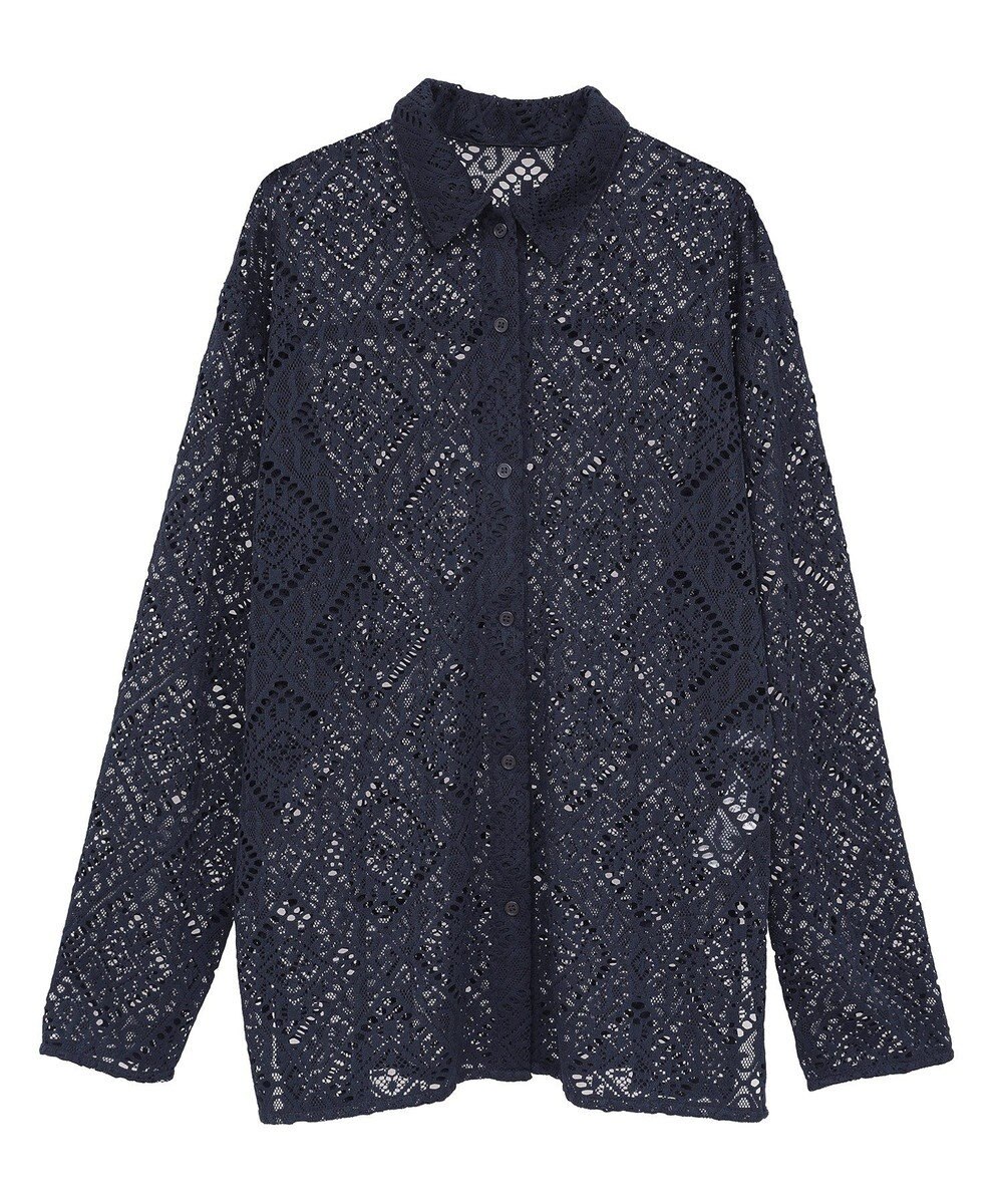 AMERICAN HOLIC レース長袖シャツ 