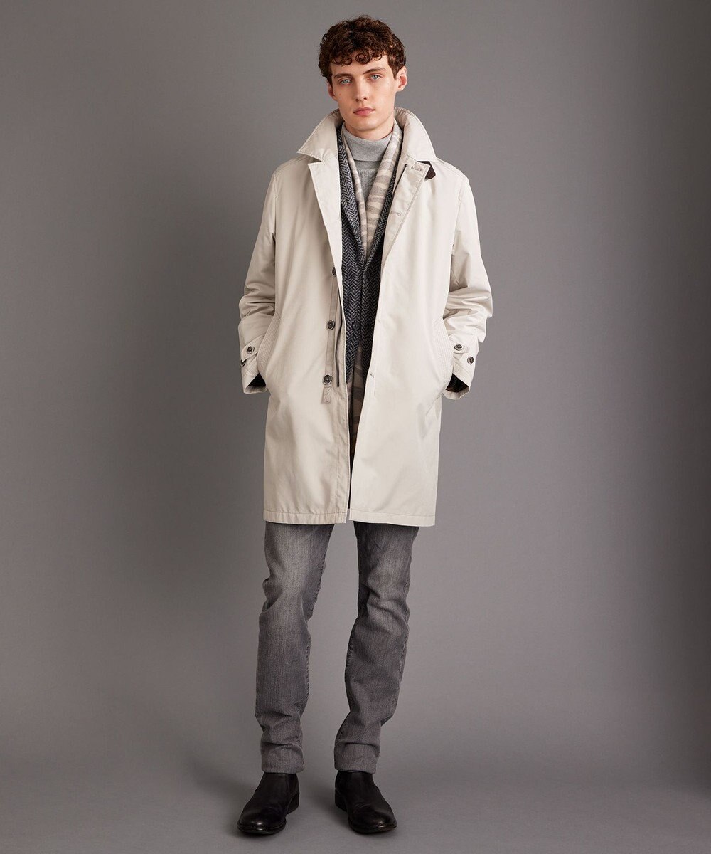 JOSEPH ABBOUD 【軽量/イージーケア】 KARL KARL×モール使用　軽量ニットジャケット 