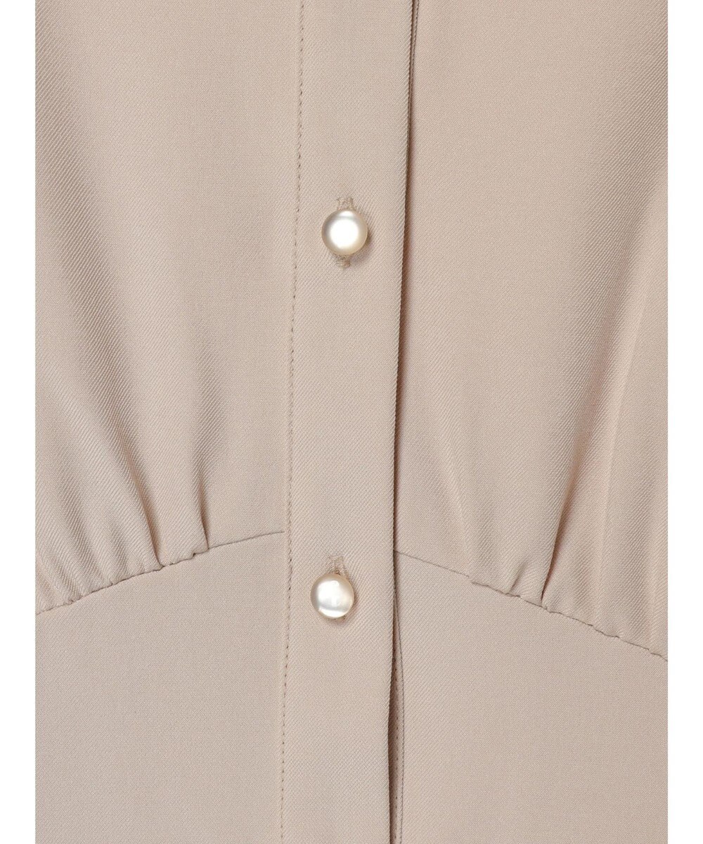 earth music&ecology フロントボタン裾フレアワンピース 