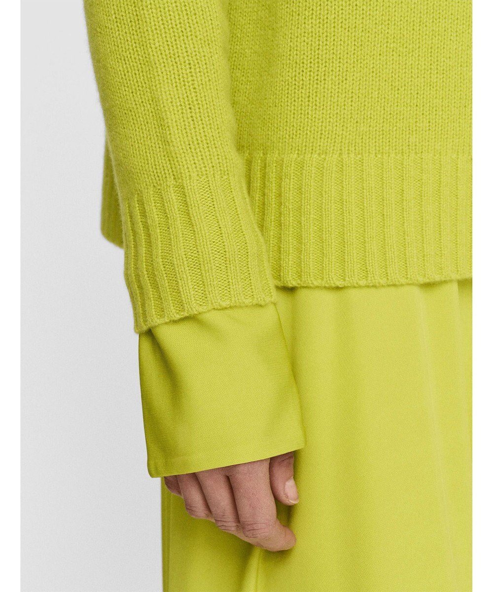 JOSEPH 【洗える】オープンカシミヤ　ラウンドネックニット 