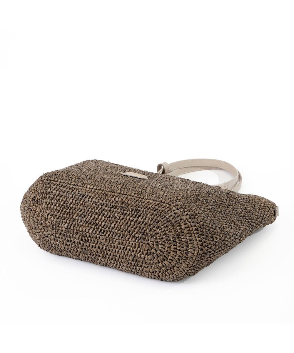 IBIZA ラフィア　セミショルダーバッグ（草木染め） 