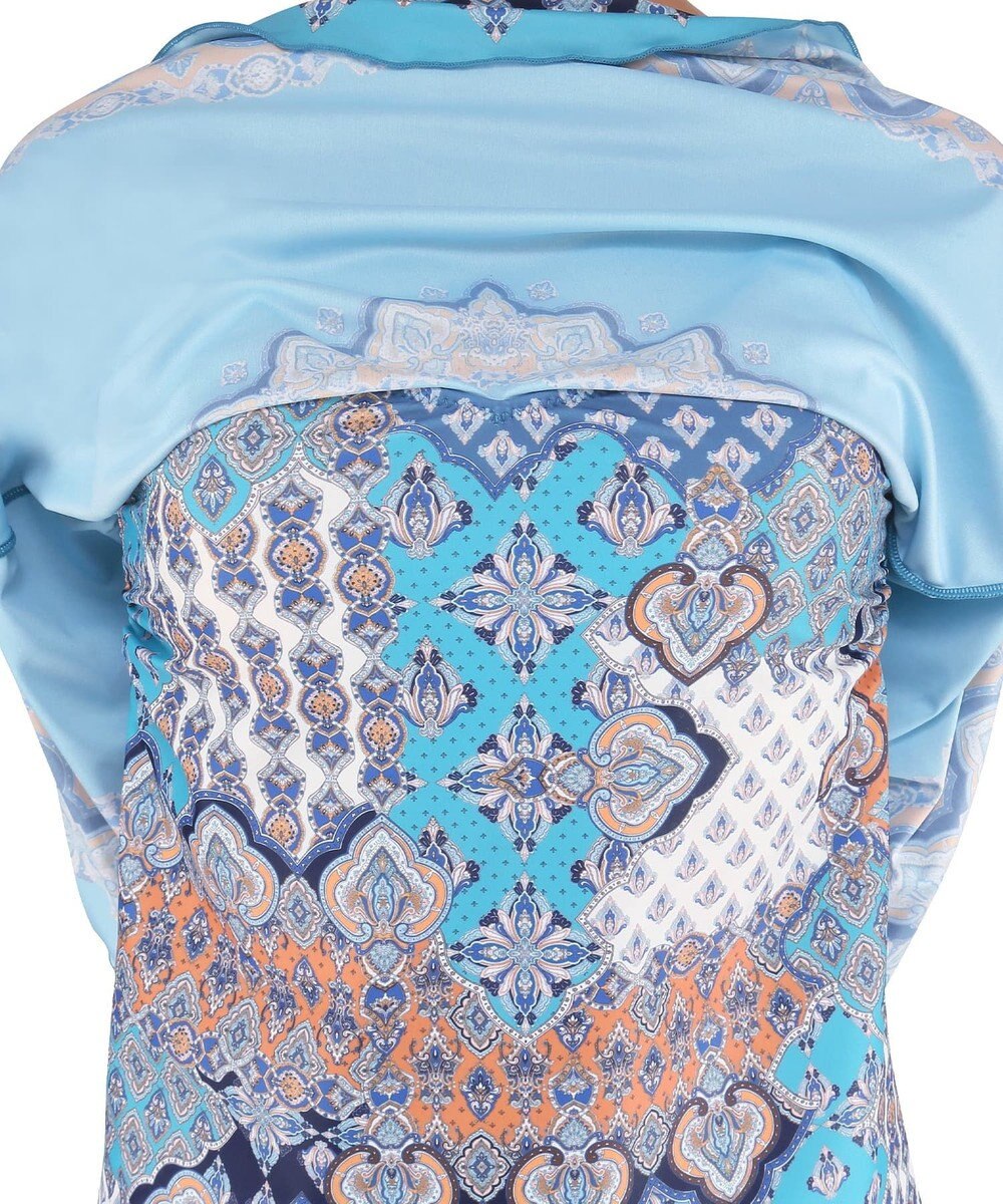 San-ai Resort（三愛水着楽園） ロングパンツセット水着　9M・11L　【Coral veil（コーラルヴェール）】 