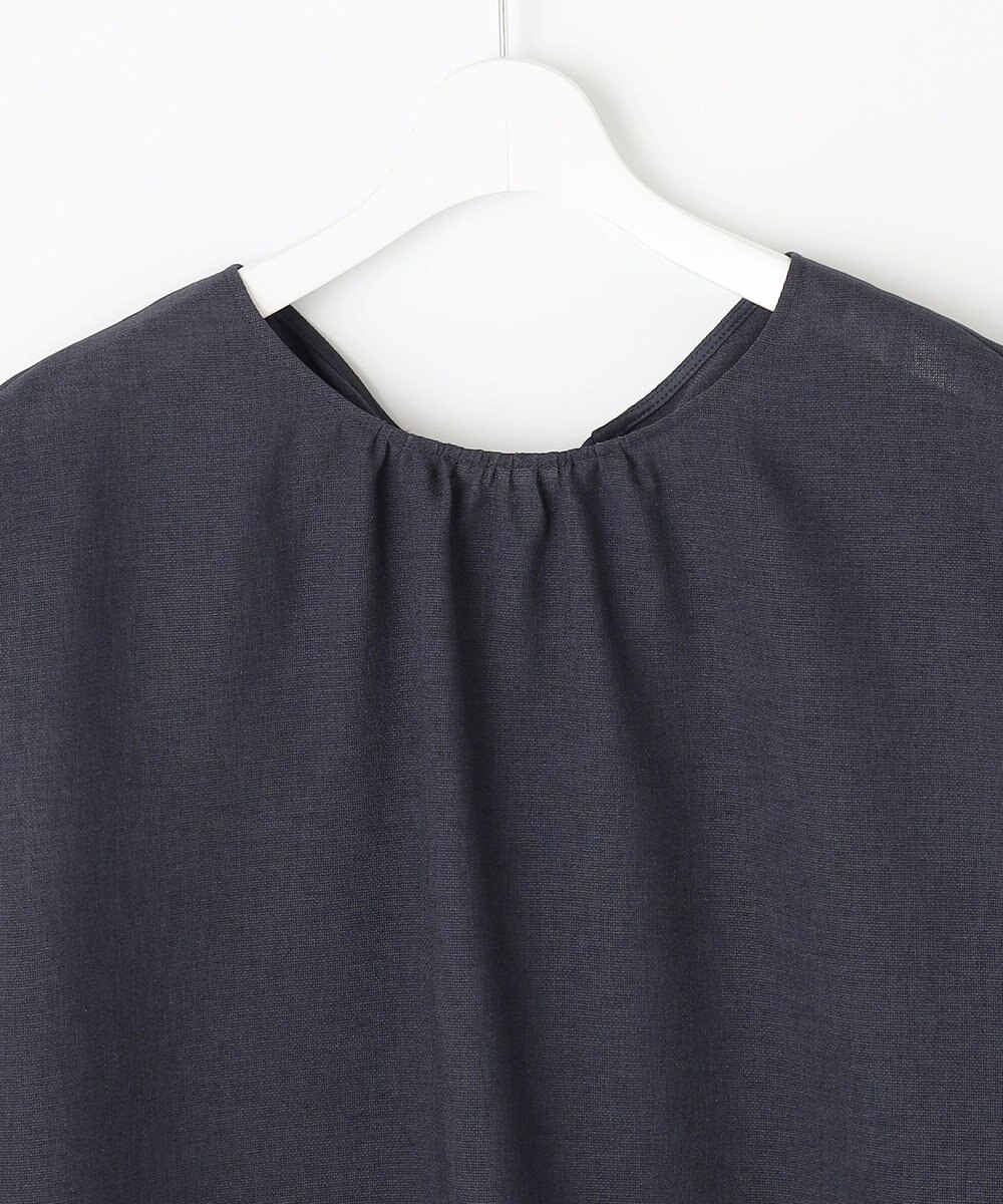 自由区 S 【洗える】ラスティックメッシュバックボウタイ ブラウス 