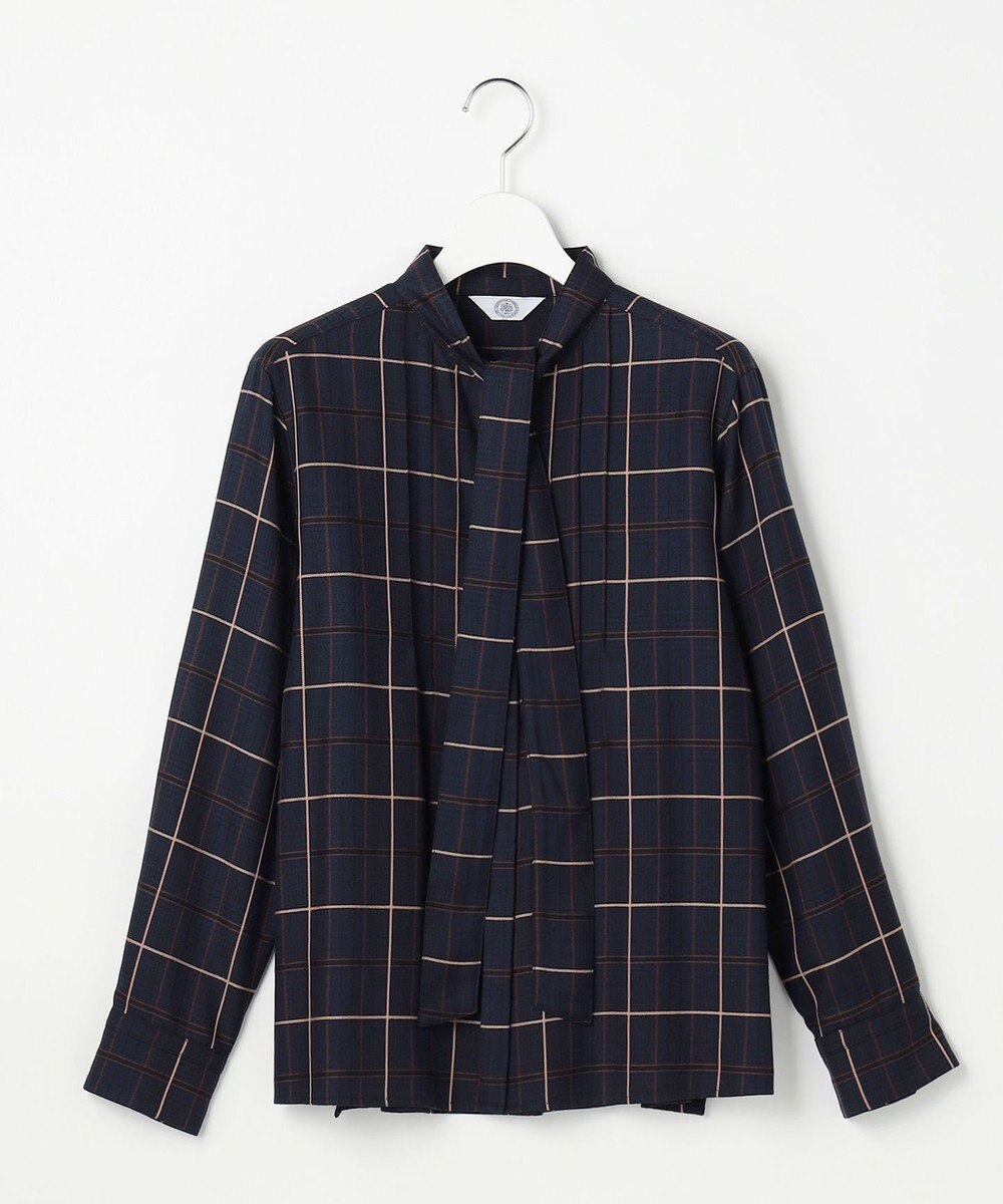 J.PRESS LADIES S サイロチェック ストライプ ブラウス 