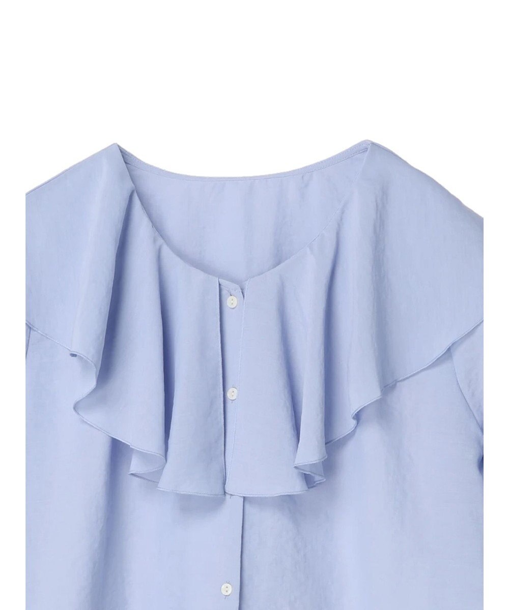 earth music&ecology ラッフルショートブラウス 