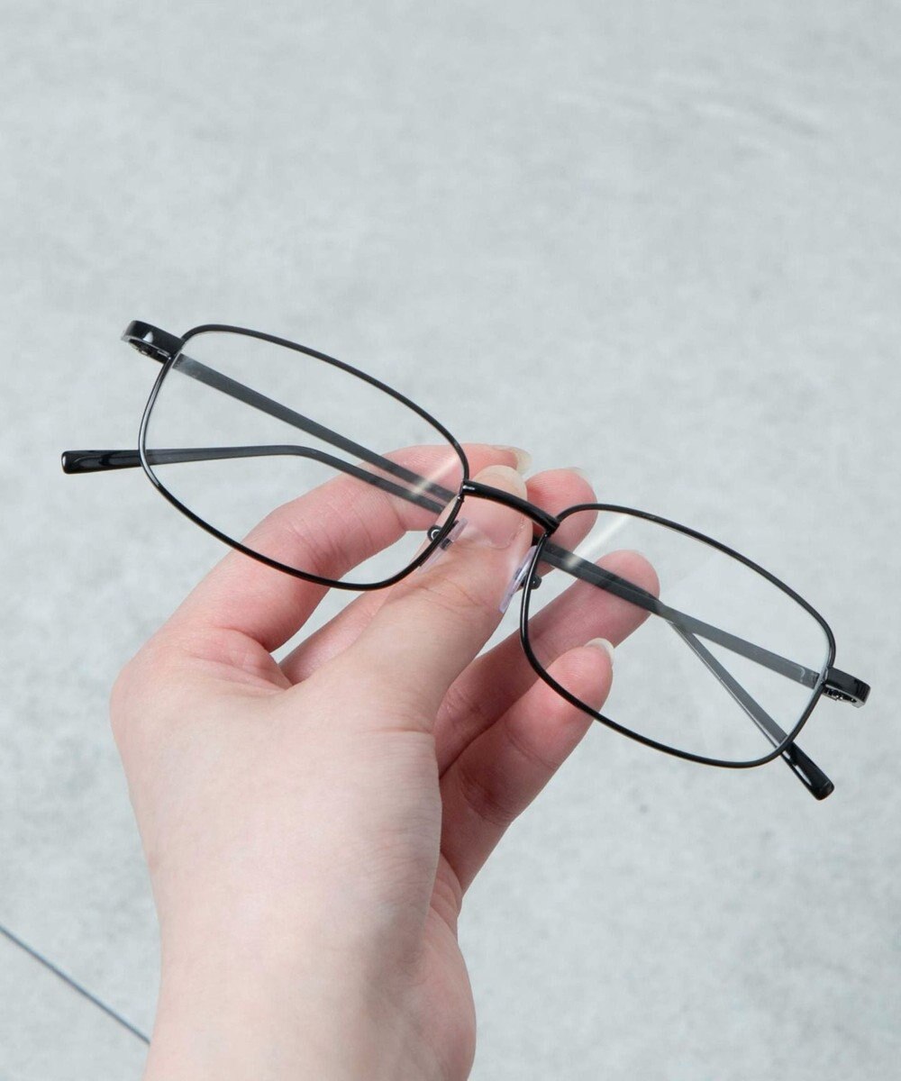 WEGO メタルフレームクリアアイウェア 