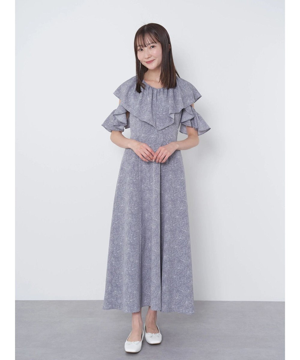 earth music&ecology ２ＷＡＹ　フリルスリーブワンピース 