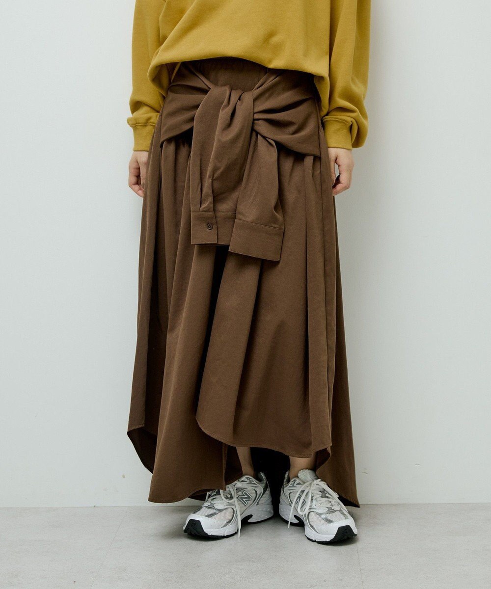 Green Parks ・ＥＬＥＮＣＡＲＥ　ＤＵＥ　袖付デザインスカート 