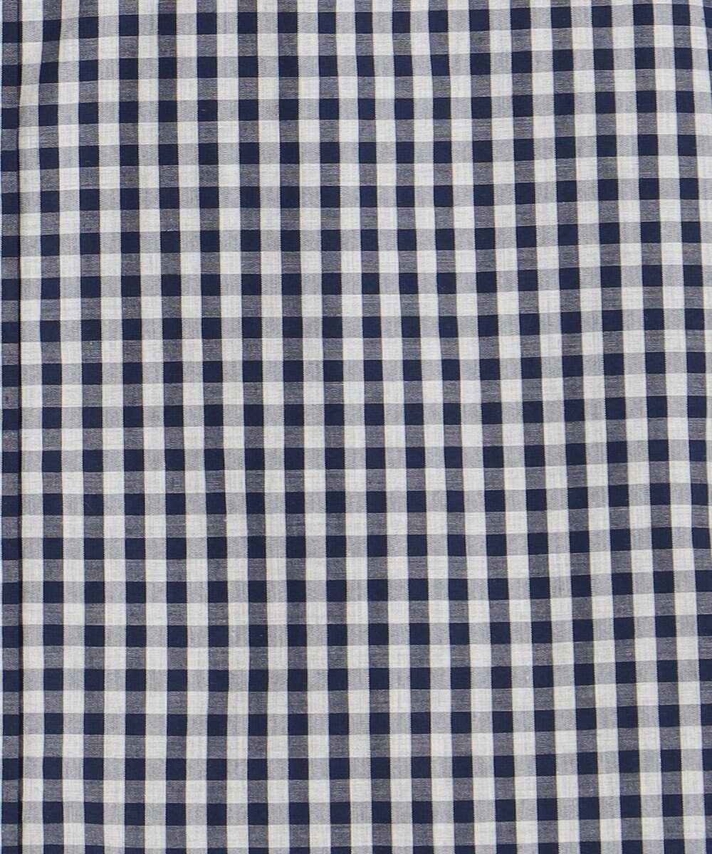 JOSEPH ABBOUD 【綿100％】メランジギンガムチェック シャツ 