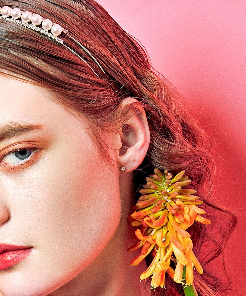 TOCCA 【WEB限定】FLORA K18 DIAMOND  K18 PIERCED EARRINGS K18 ダイヤモンド ピアス 