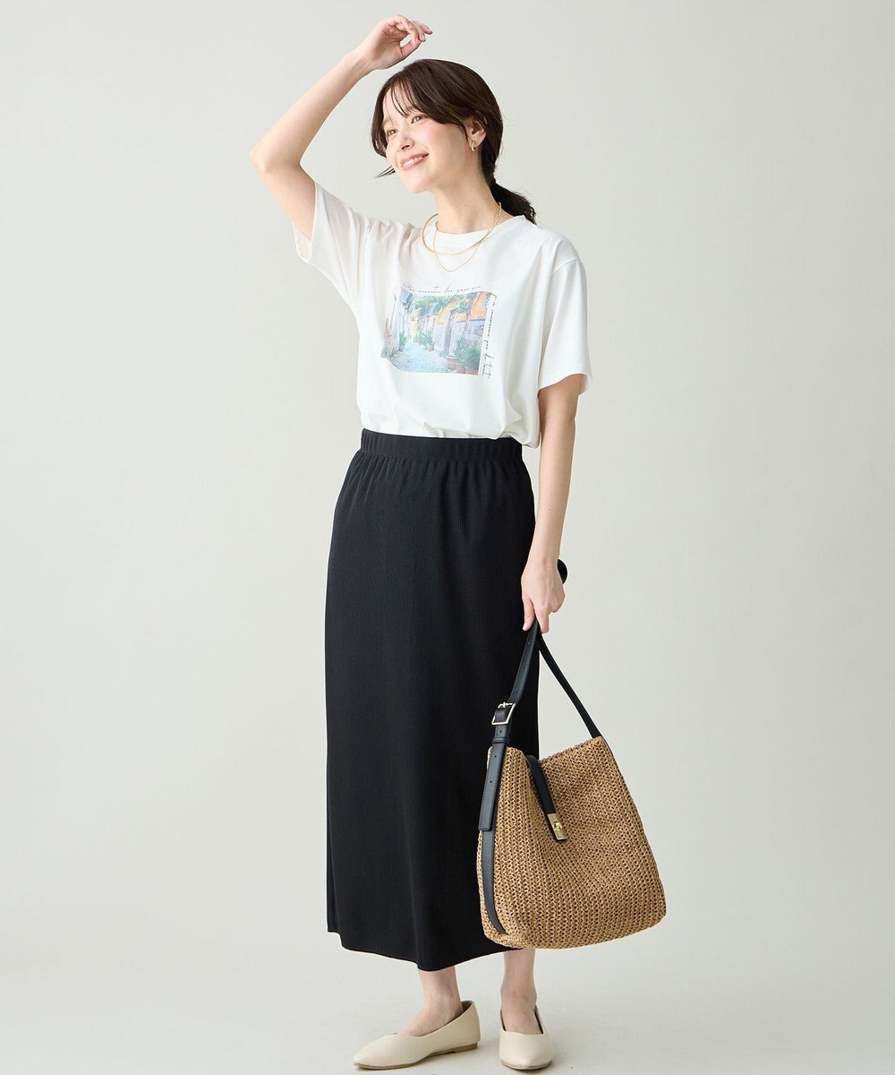 ANY アソートロゴラウンドヘムTシャツ 