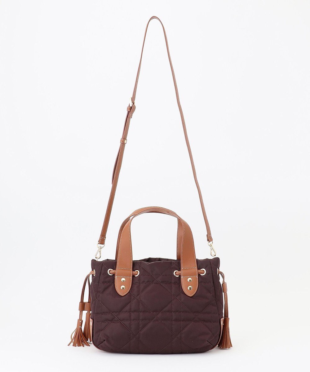 LA BAGAGERIE グリッドキルティングトート 