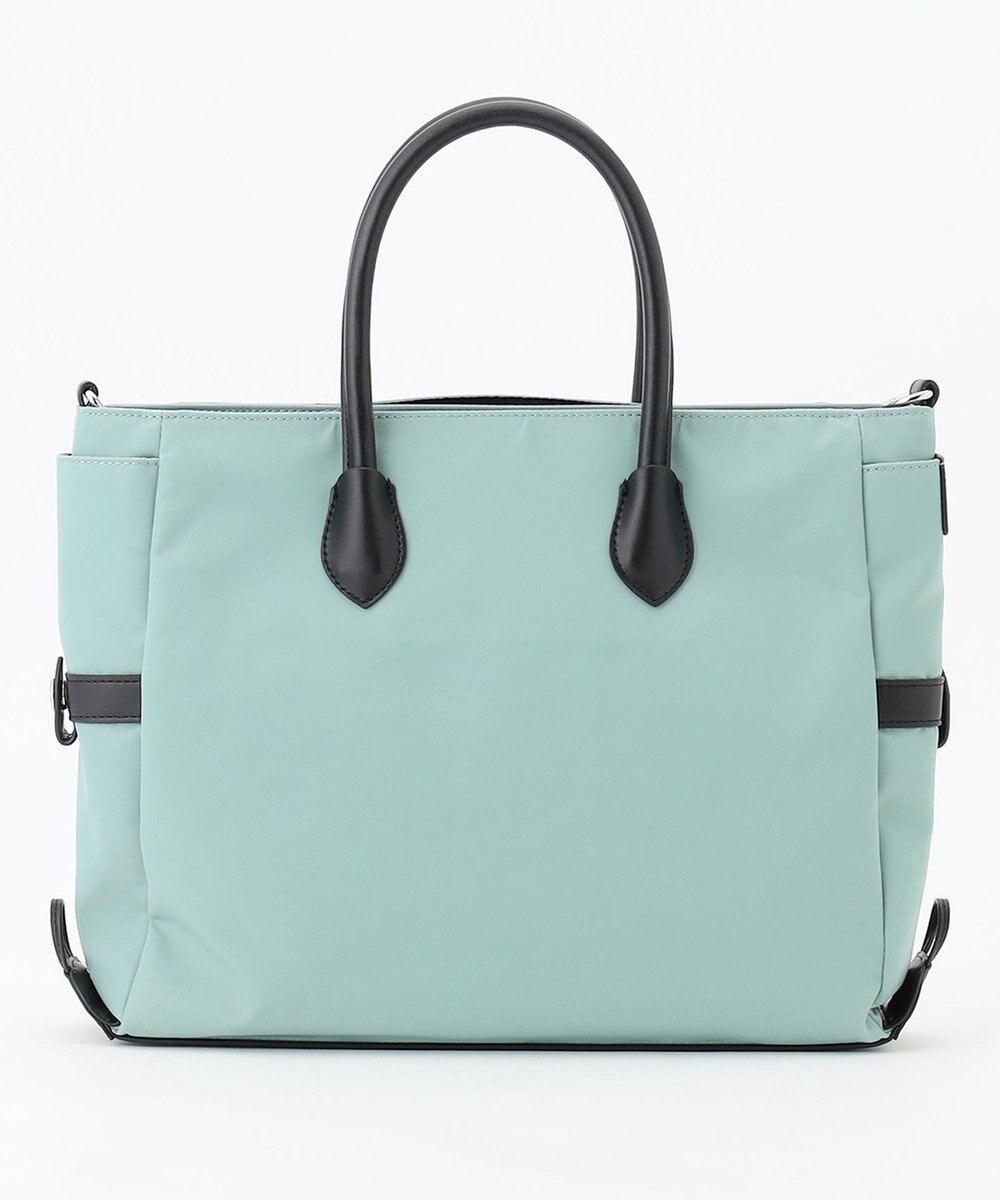 Y'SACCS ナイロン×リサイクルレザー　ホック2WAYトート　Sサイズ 