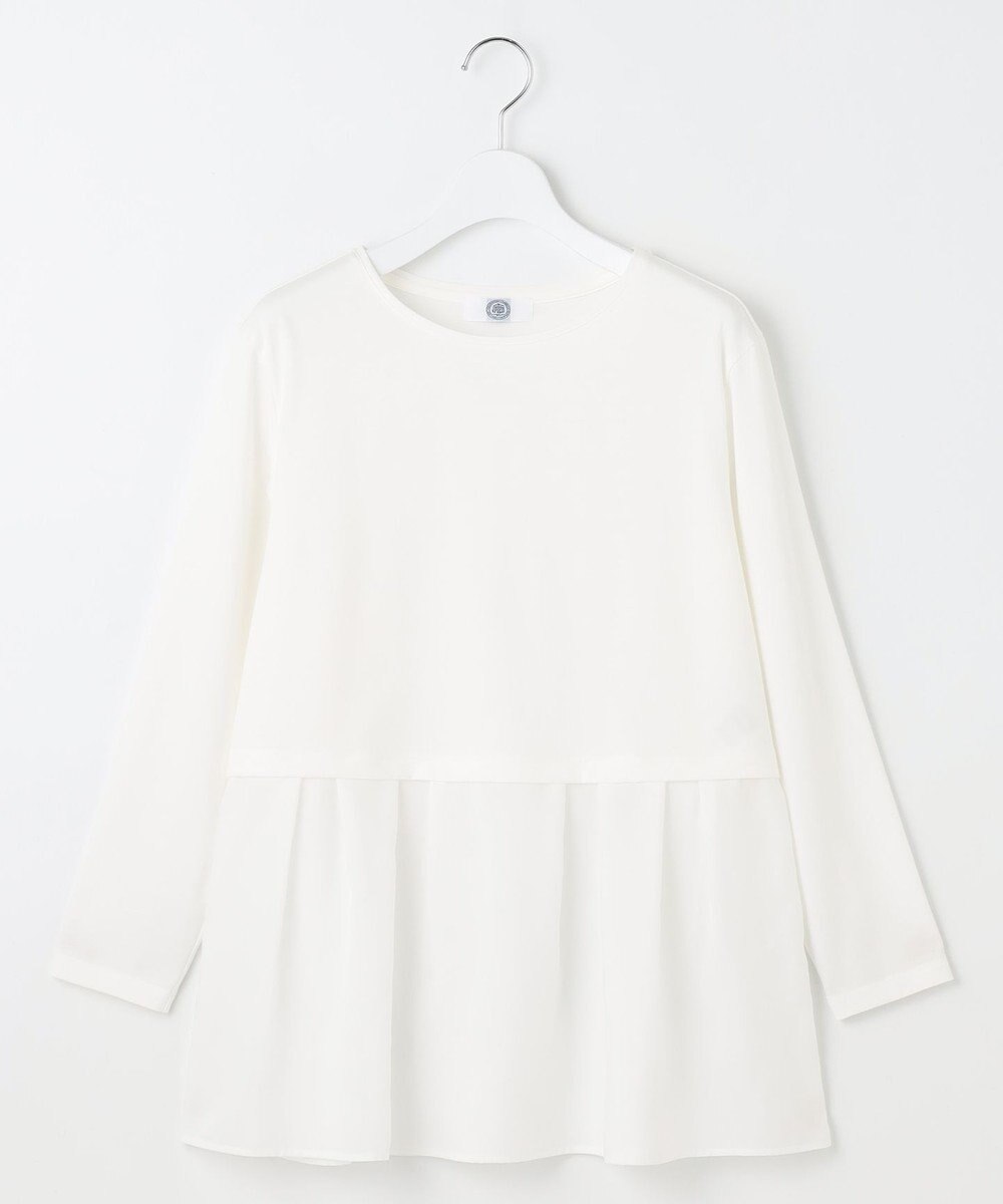 J.PRESS LADIES L 【WEB限定】レイヤードフレアー カットソー 