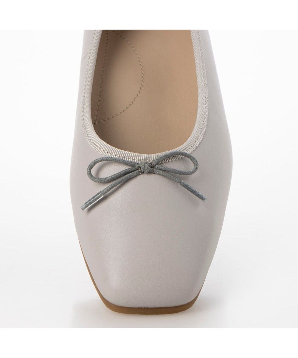 ing <ing>【WEB限定】スクエアトゥバレエシューズ 