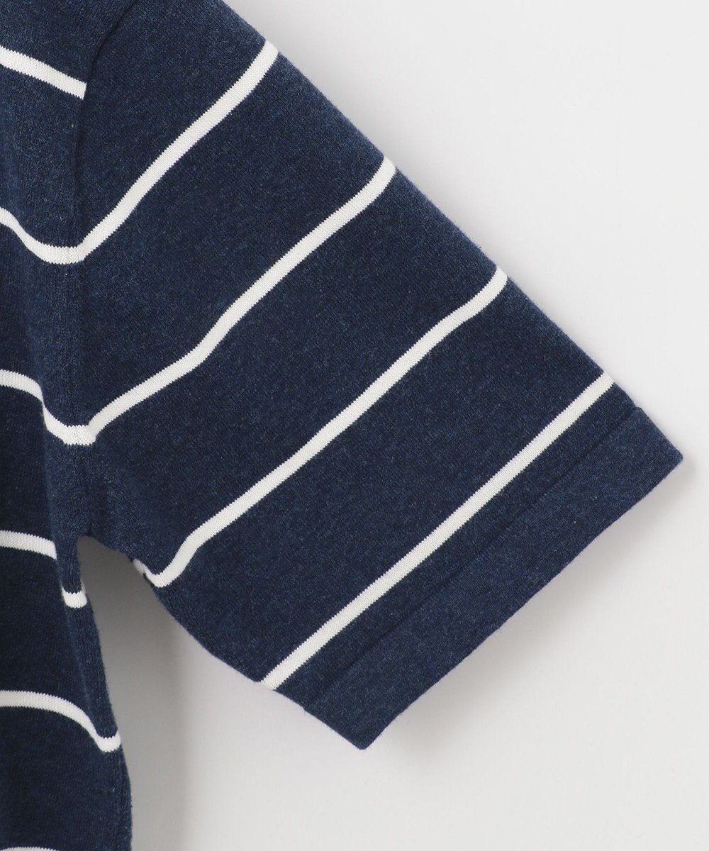 JOSEPH ABBOUD MOUNTAIN 【SPACE／UNISEX】OGコットンストレッチボーダー ニットTシャツ 