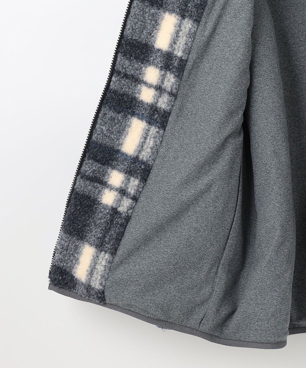 JOSEPH ABBOUD MOUNTAIN 【SPACE／UNISEX】ボアチェック ブルゾン 