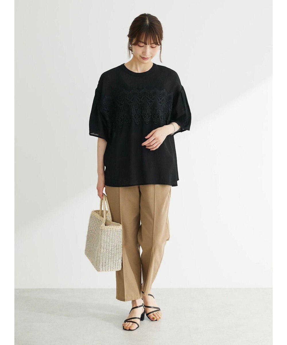 Green Parks ・ＥＬＥＮＣＡＲＥ　ＤＵＥ　ケミカルレースブラウス 