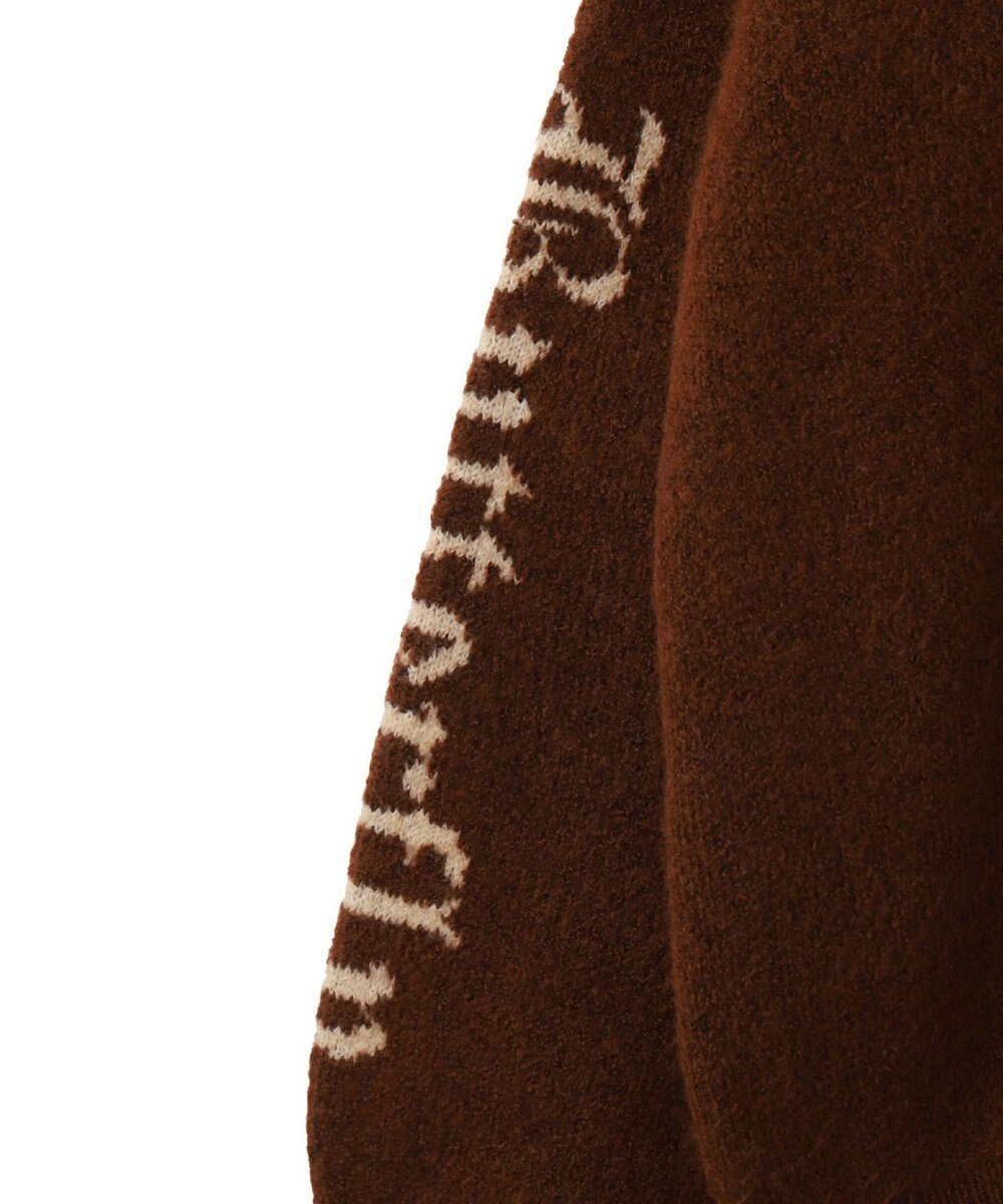 WEGO モチーフグラフィックフラッフィーニットプルオーバー 