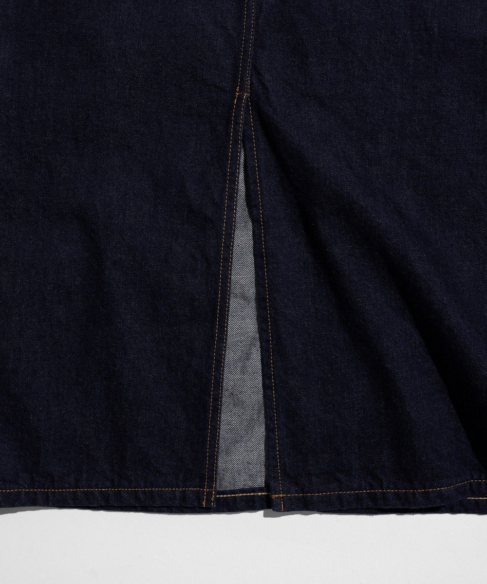 LENO DENIM SKIRT　デニムマキシスカート 