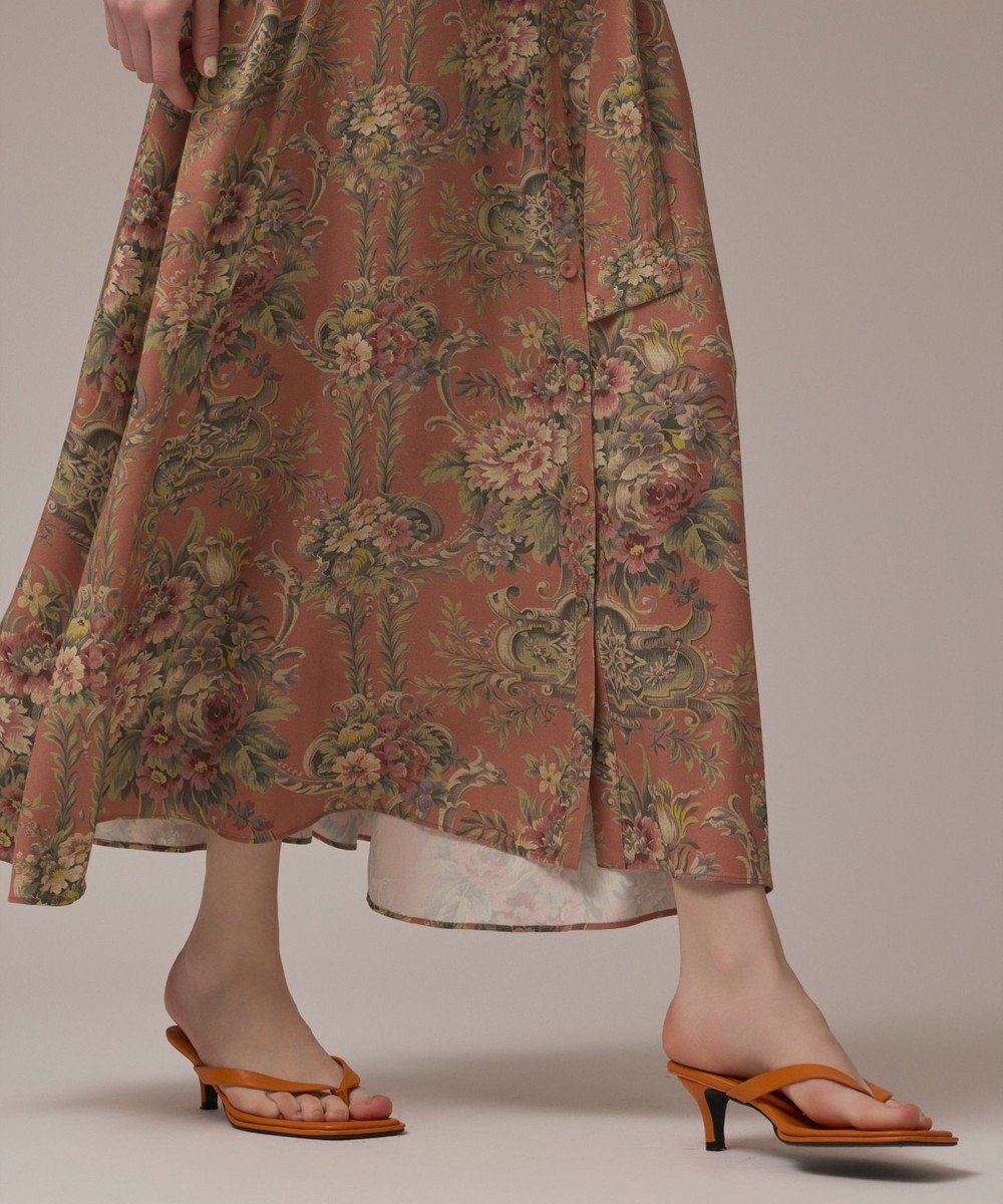 GRACE CONTINENTAL ヴィンテージフラワープリントワンピース 